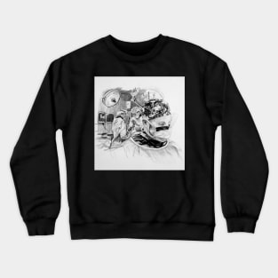 Nurse Ben - Drawing by Avril Thomas - Adelaide / South Australia Artist Crewneck Sweatshirt